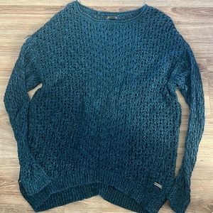 Eddie Bauer crochet style sweater